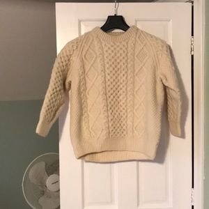 Quills irish knit wool sweater